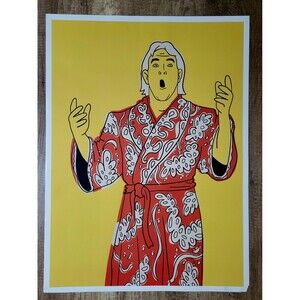 Ric Flair 24×18 Wrestling Art WWE/WWF/WCW Poster Digital Print (no frame) Marzjr